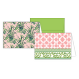 Monserrat Pink/Jungle Road Pink Petite Notecard Set