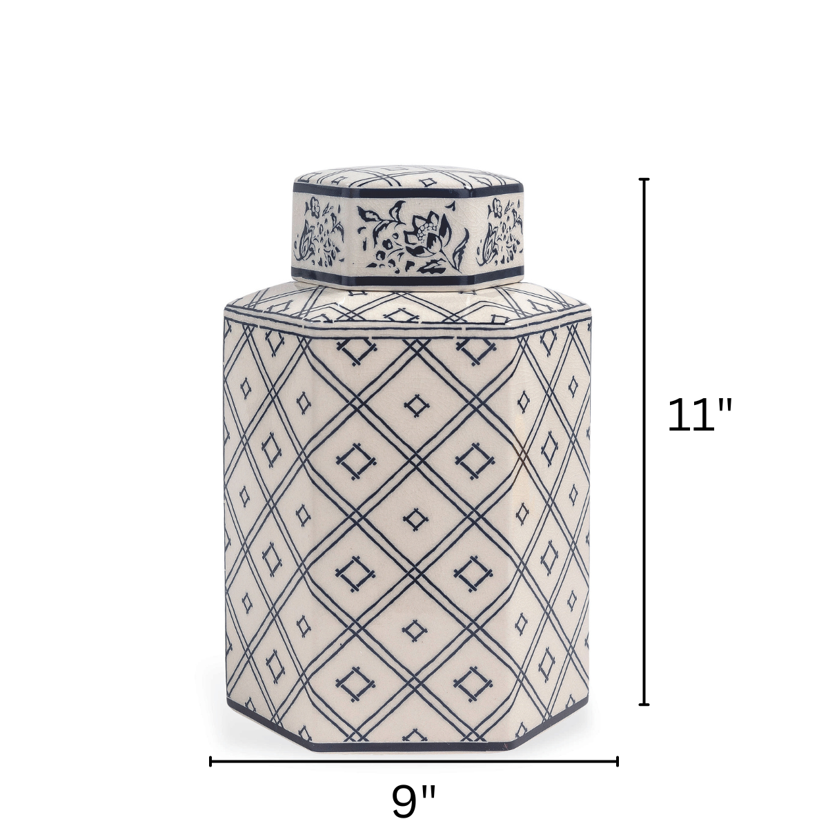 Royal Pavilion Hex Jar