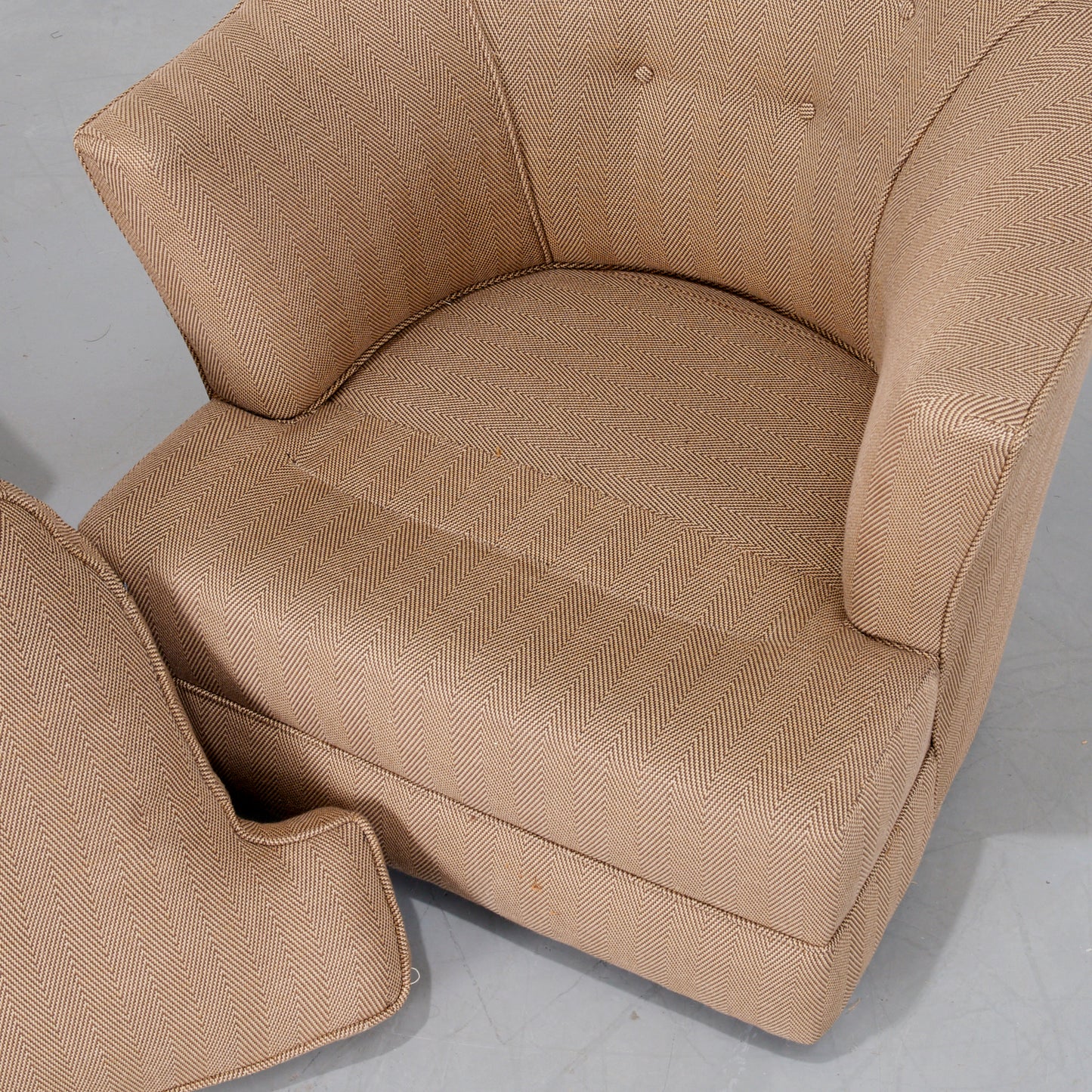 Mid-Century Swivel Chairs, Pair
