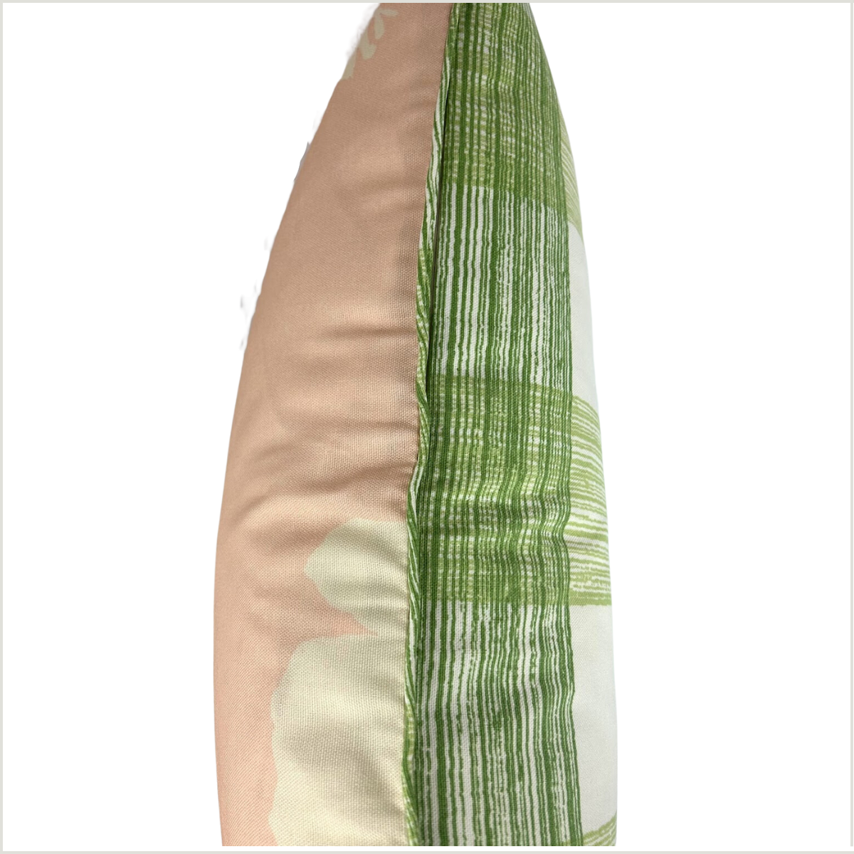 Swans Island Silhouette Shell Pink/ Gin Lane Celery 22” Square Pillow