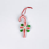 Christmas Shapes Candy Cane Ornaments, Set of 6