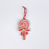 Christmas Shapes Candy Cane Ornaments, Set of 6