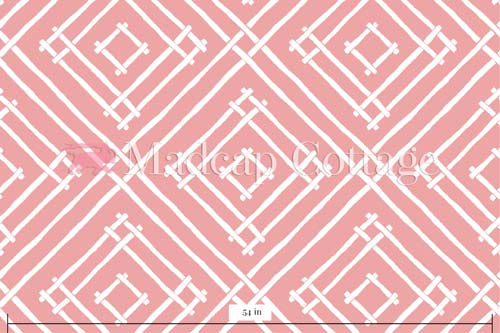 Island House Southampton Pink Outdoor Fabric Sample