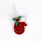 Handcrafted Holiday Icons Felt Christmas Ornaments