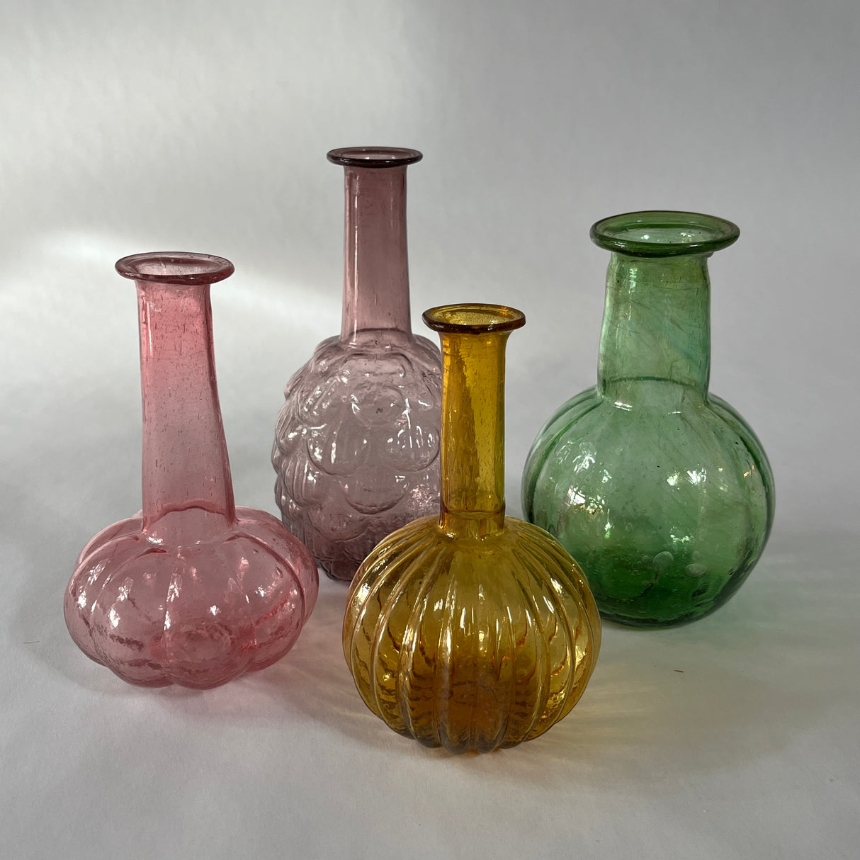 Lavender Glass Bud Vase