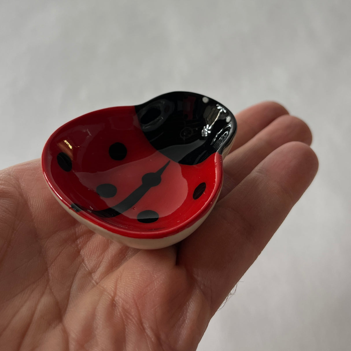 Petite Ladybug Ceramic Accent Dishes, Set of 2