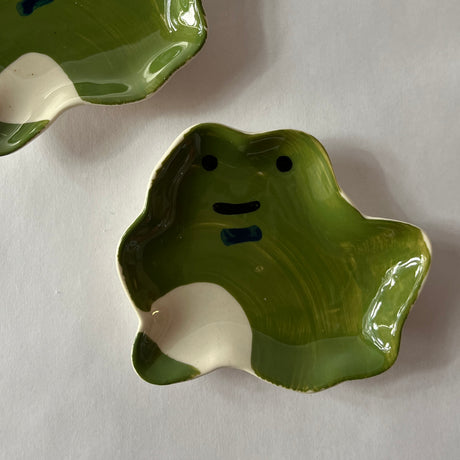 Petite Frog Ceramic Accent Dishes, Set of 2