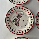 Tiffany & Co. Playing Cards Plates, Set of 6