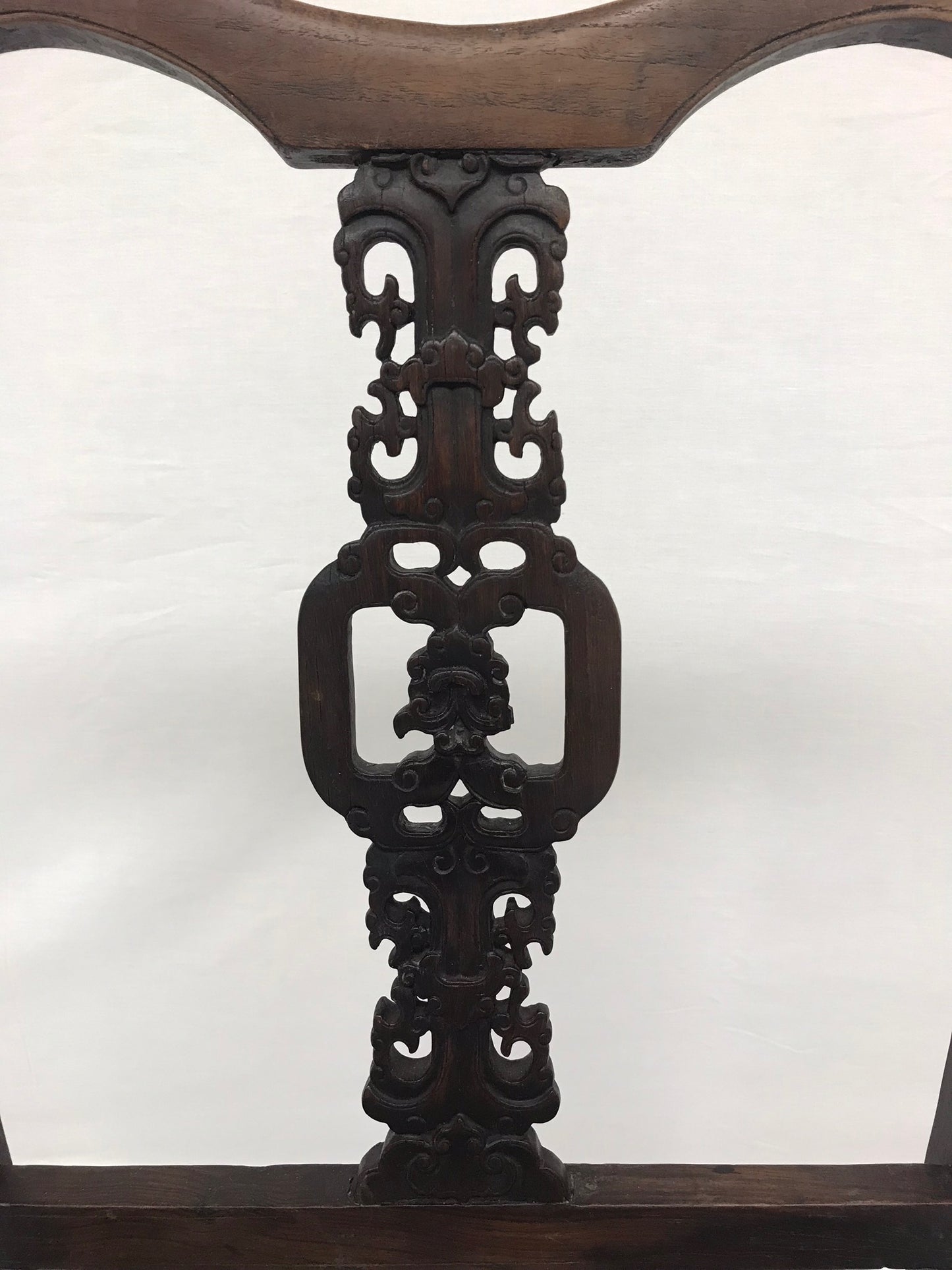 Late 19th Century Chinese Wood Hall Chair