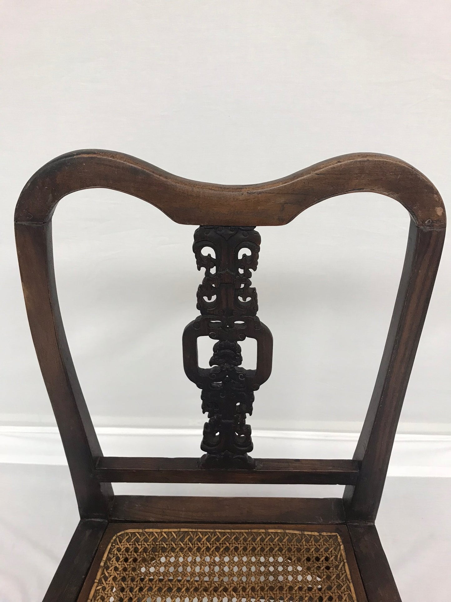 Late 19th Century Chinese Wood Hall Chair