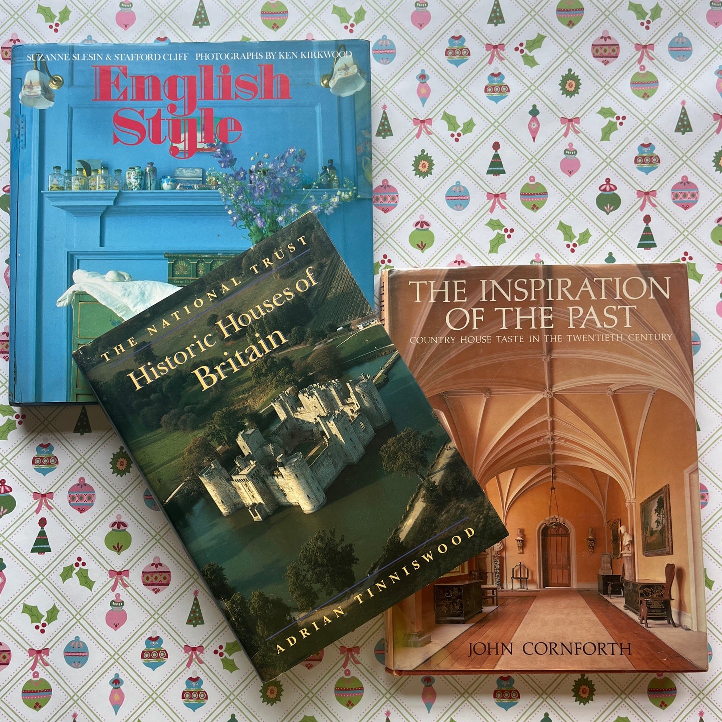 Vintage English Decorating Books, Set of 3