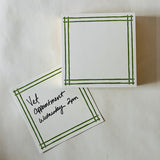 Island House Forest Green Luxe Notepad