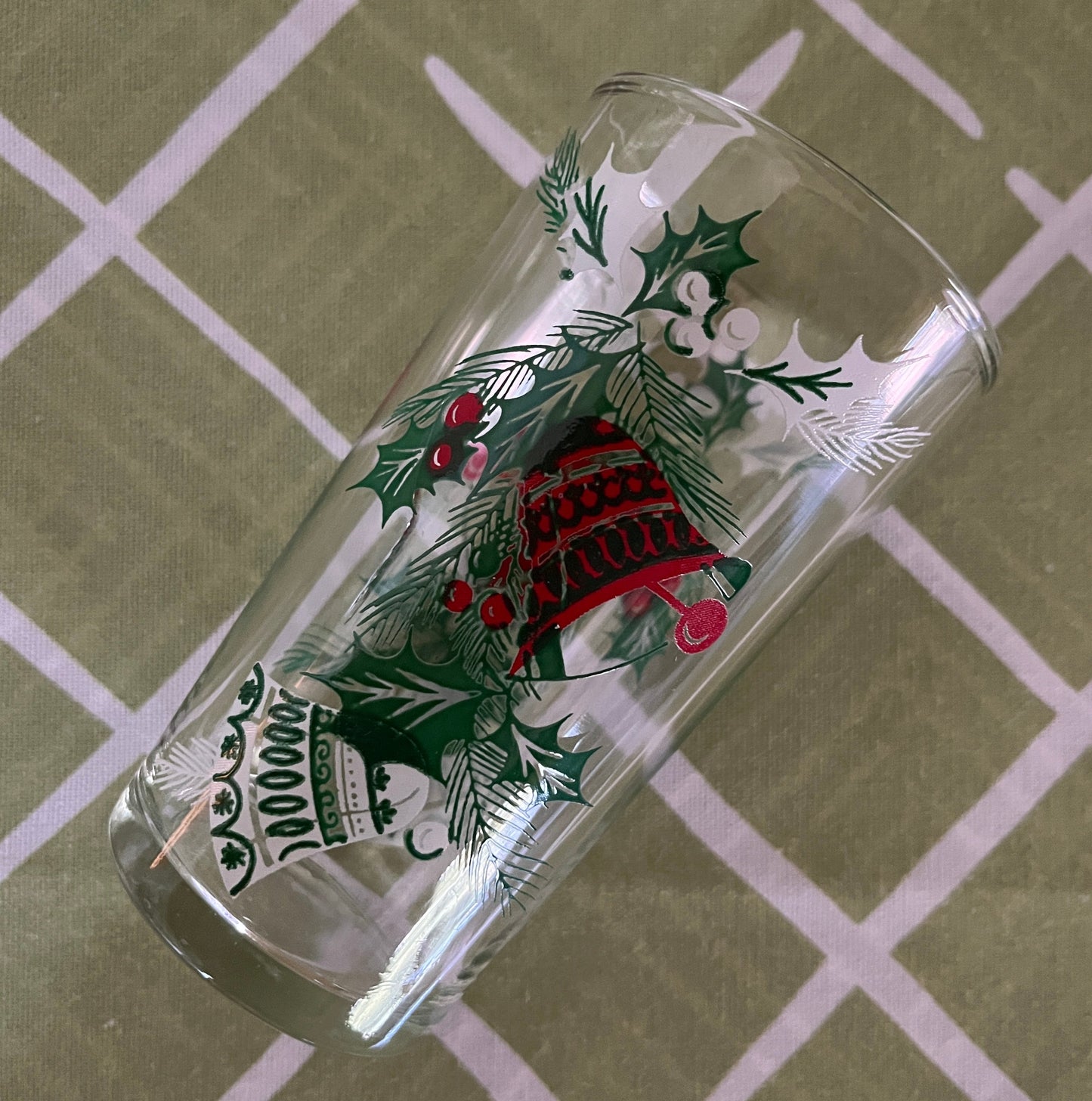 Vintage Ringing Bells Drinks Glasses, Set of 4