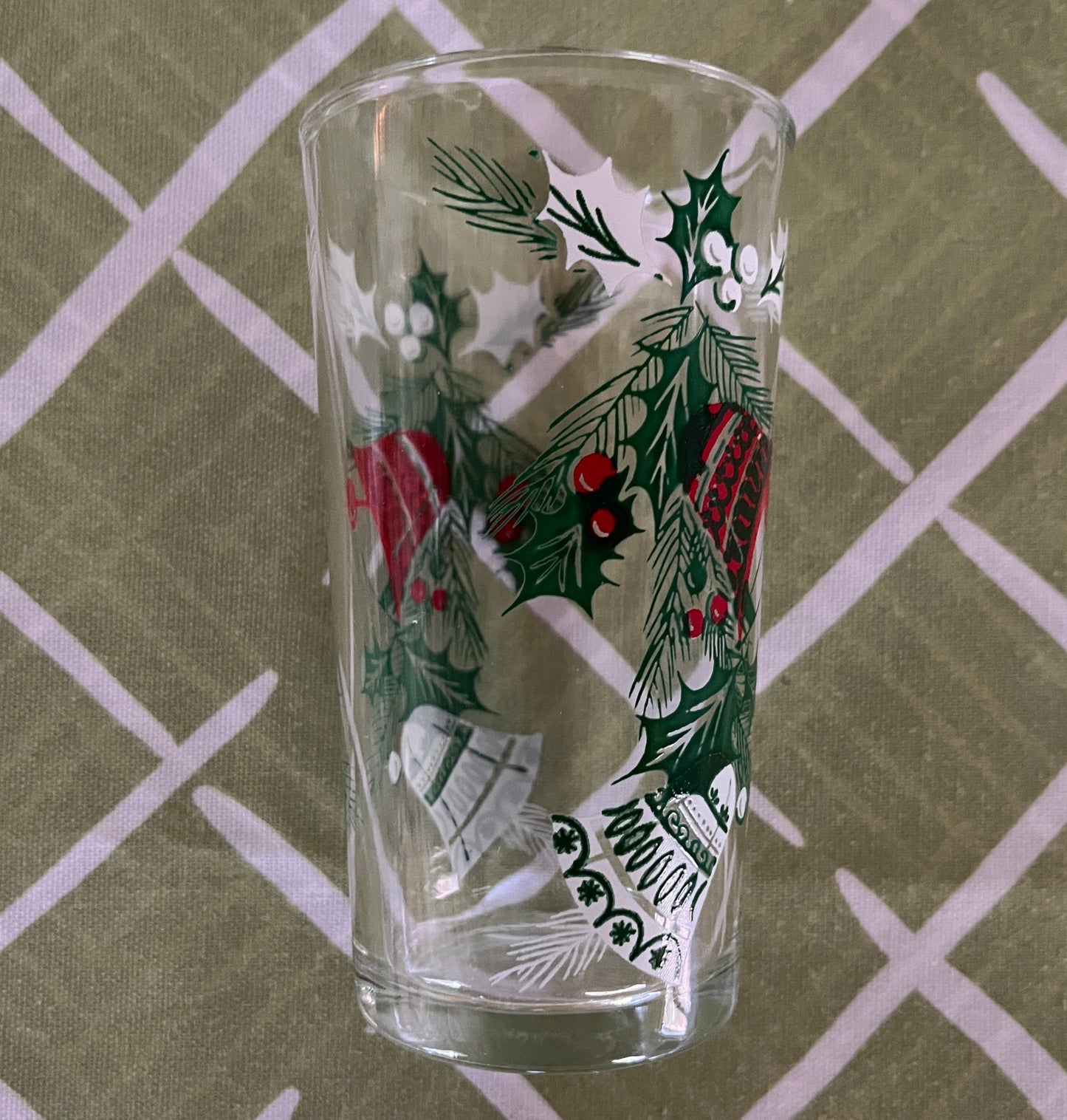 Vintage Ringing Bells Drinks Glasses, Set of 4