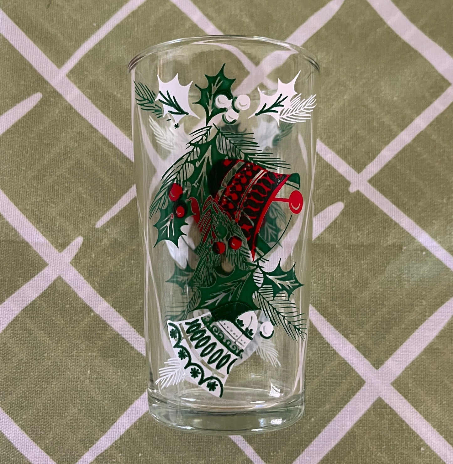 Vintage Ringing Bells Drinks Glasses, Set of 4