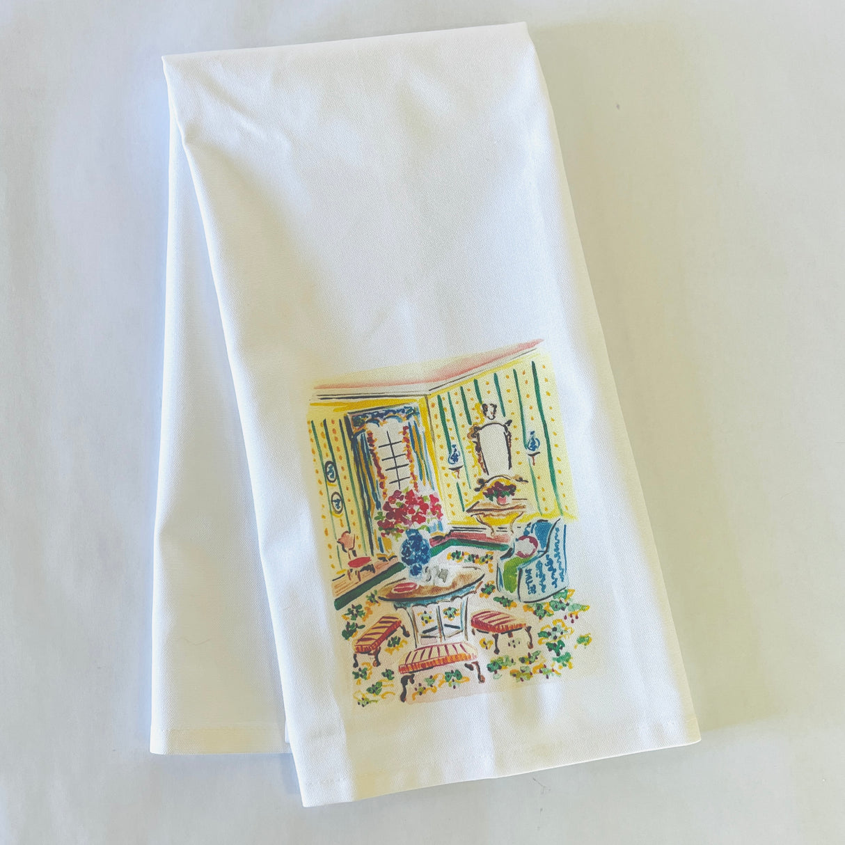 House of Bedlam Parlor Cotton Tea Towel