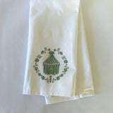 Green Into the Garden Cotton Tea Towel