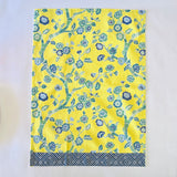 Temple Garden Lemon Grove Yellow Tea Towel