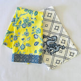 Temple Garden Lemon Grove Yellow Tea Towel