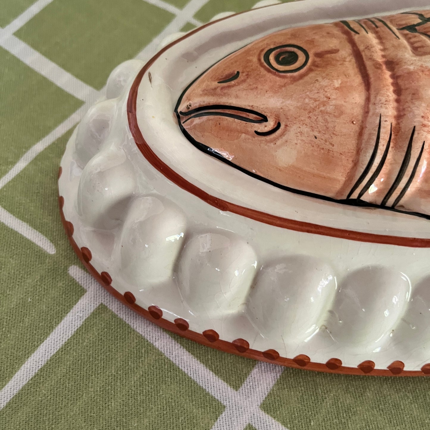 Ceramic Italian Bonwit Teller Fish Mold