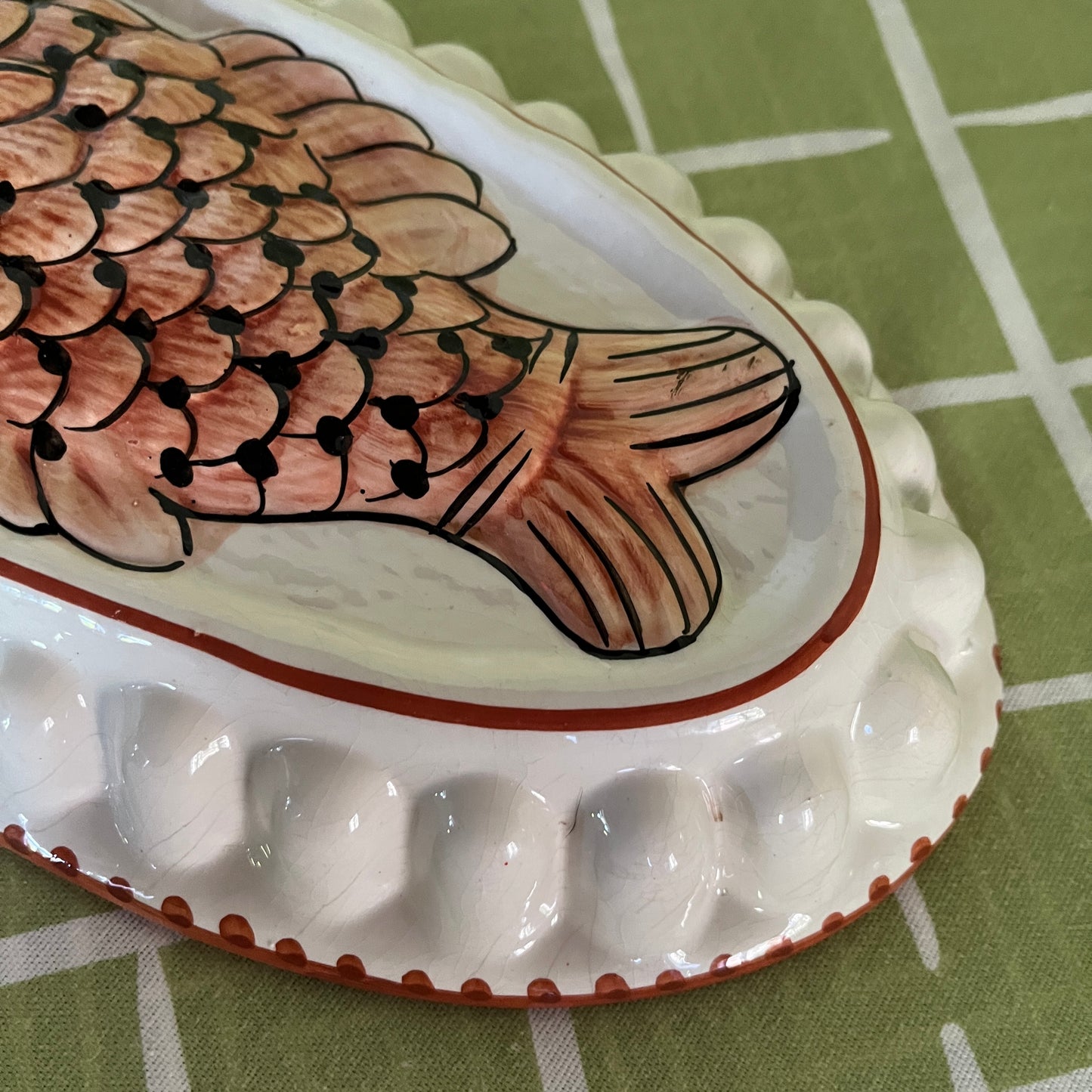 Ceramic Italian Bonwit Teller Fish Mold