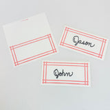 Southampton Pink Island House Paper Place Cards