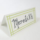 Meadow Green Island House Paper Place Cards