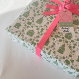 Into the Garden Green Wrapping Paper