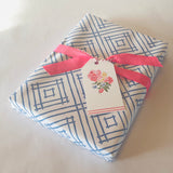 Island House Blue Wrapping Paper