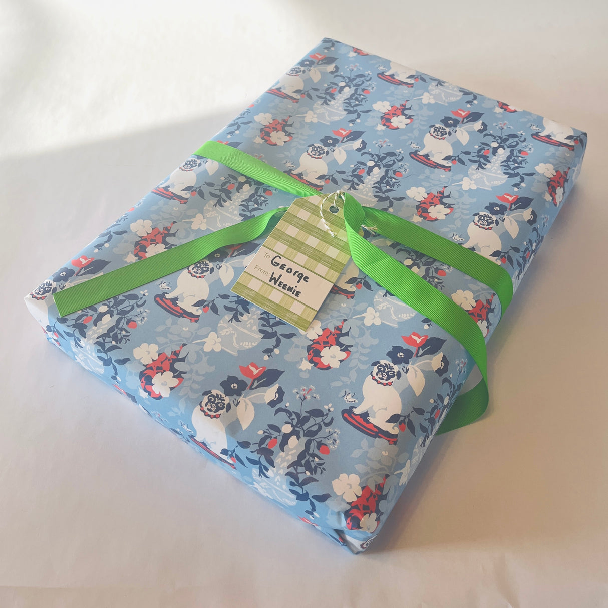 Blue Imperial Palace Wrapping Paper