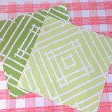 Pink/Green/Rhubard Paper Tableware Treasures