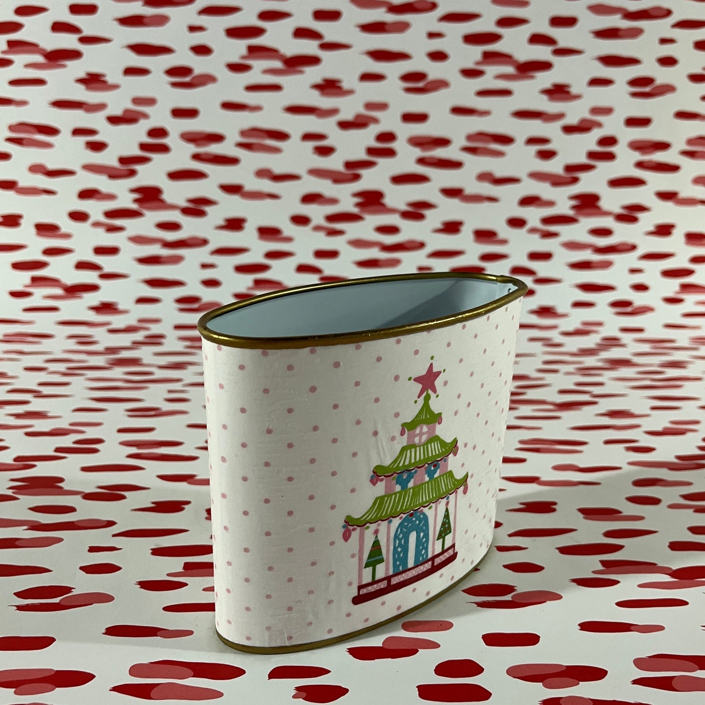 Festive Pagodas Petite Caddy