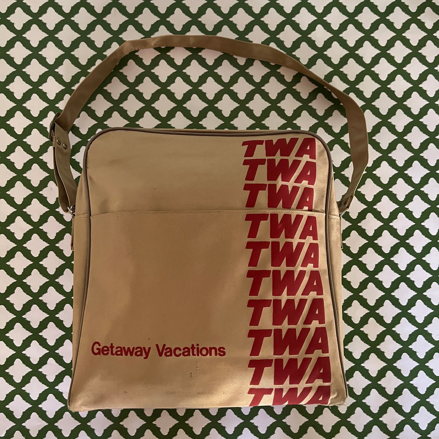 Vintage TWA Messenger Bag