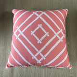 Island House Southampton Pink 22” Square Pillow