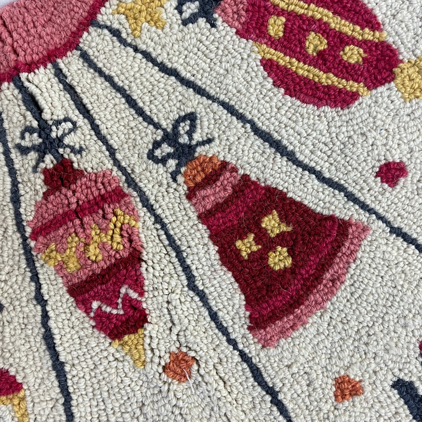 Hand-Hooked Madcap Cottage Wool Tree Skirt