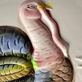 Vintage Oversized Rectangular Ceramic Turkey Platter