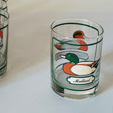 Vintage Georges Briard Drinks Set w/Glasses/Ice Bucket/Coasters, Set of 10