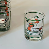 Vintage Georges Briard Drinks Set w/Glasses/Ice Bucket/Coasters, Set of 10
