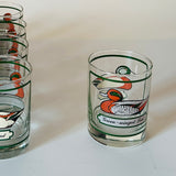 Vintage Georges Briard Drinks Set w/Glasses/Ice Bucket/Coasters, Set of 10