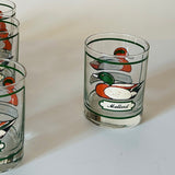 Vintage Georges Briard Drinks Set w/Glasses/Ice Bucket/Coasters, Set of 10