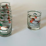 Vintage Georges Briard Drinks Set w/Glasses/Ice Bucket/Coasters, Set of 10
