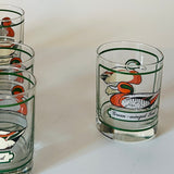 Vintage Georges Briard Drinks Set w/Glasses/Ice Bucket/Coasters, Set of 10