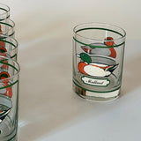 Vintage Georges Briard Drinks Set w/Glasses/Ice Bucket/Coasters, Set of 10