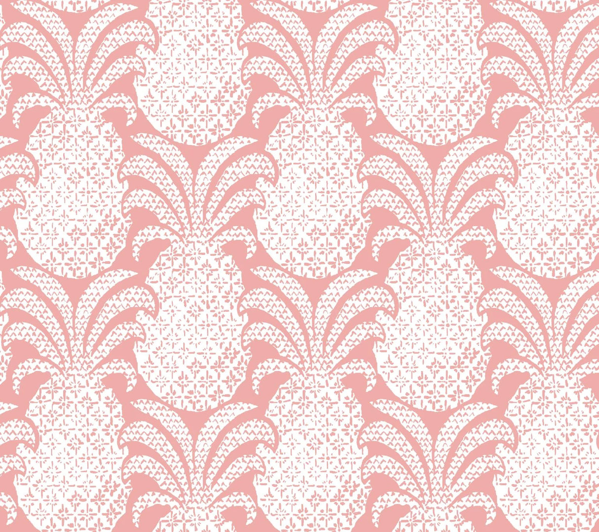 Round Hill Pink Outdoor Fabric by the Yard