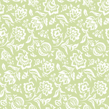 Hampton Court Meadow Green Outdoor Fabric by the Yard