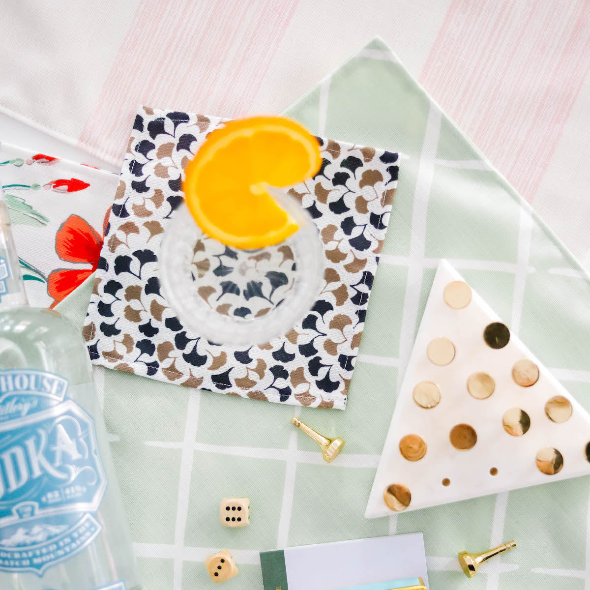 Custom Madcap Cottage Cocktail Napkins, Set of 4