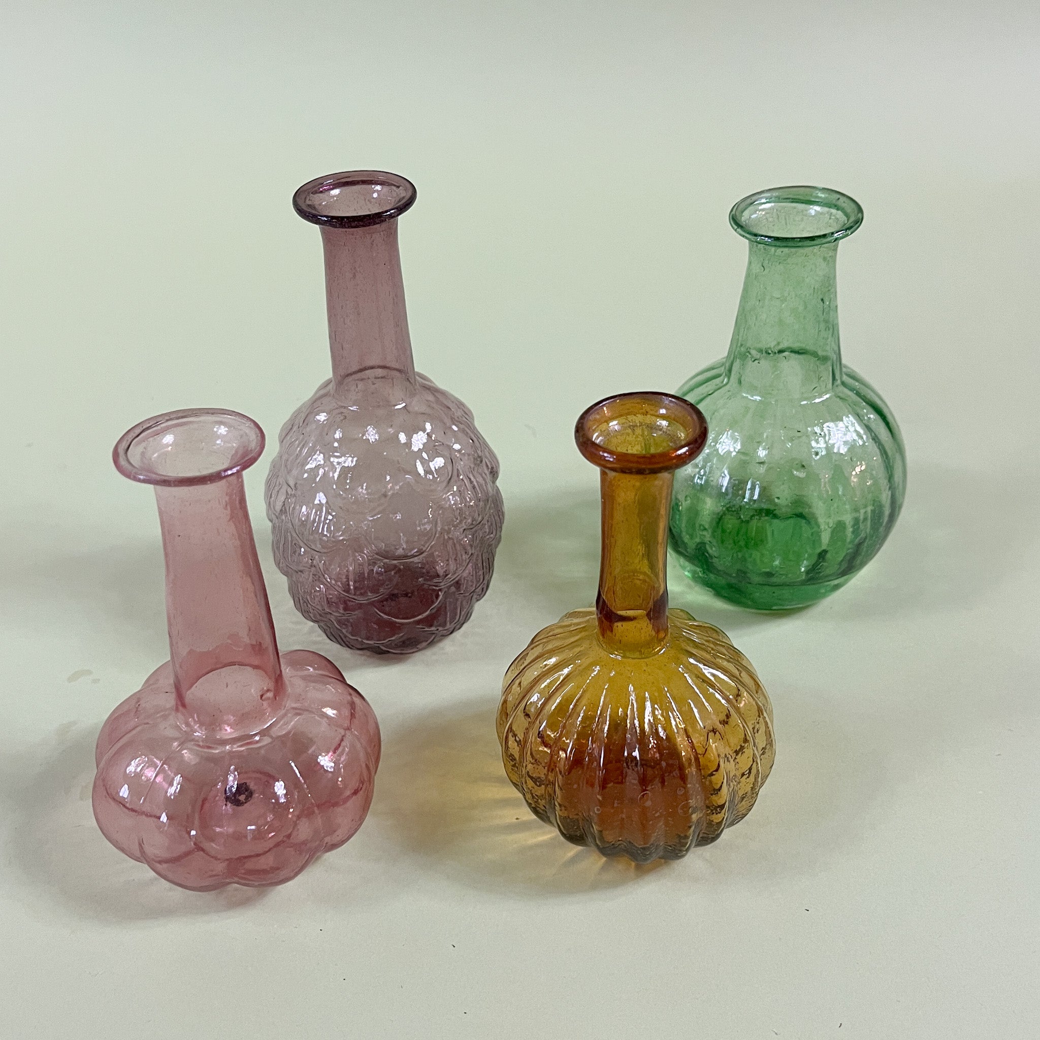 blown glass bud vases buy the set