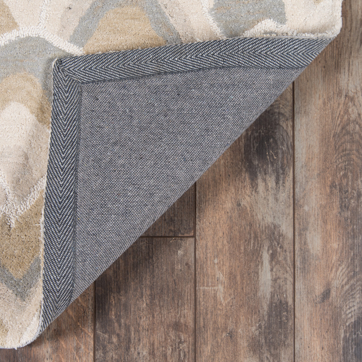 Taupe Cloud Club Indoor Hand-Tufted Cotton Area Rug