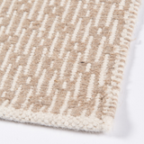 Taupe Capri Indoor Cotton-Wool Blend Area Rug