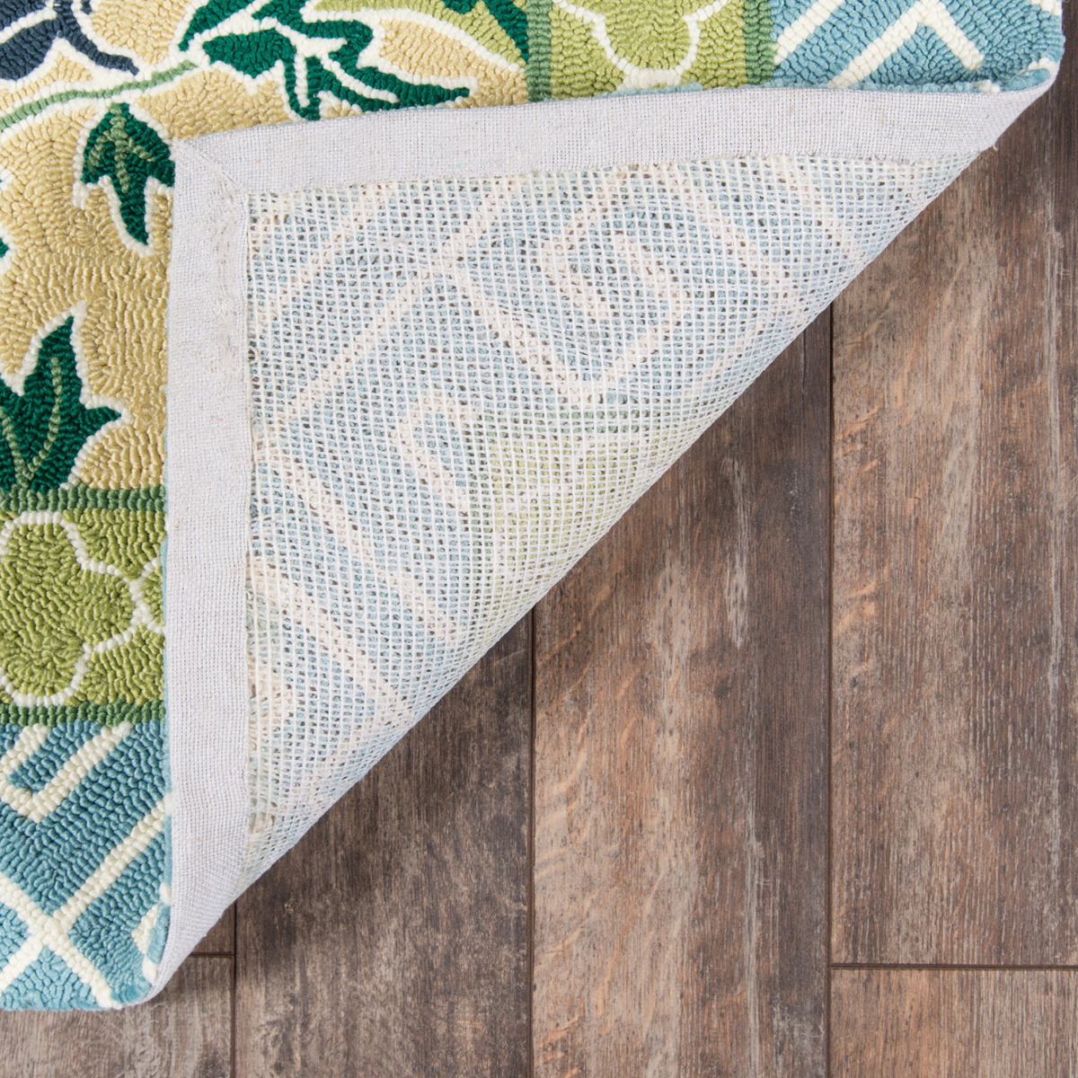Temple Garden Yellow Chinoiserie All-Weather Indoor/Outdoor Area Rug